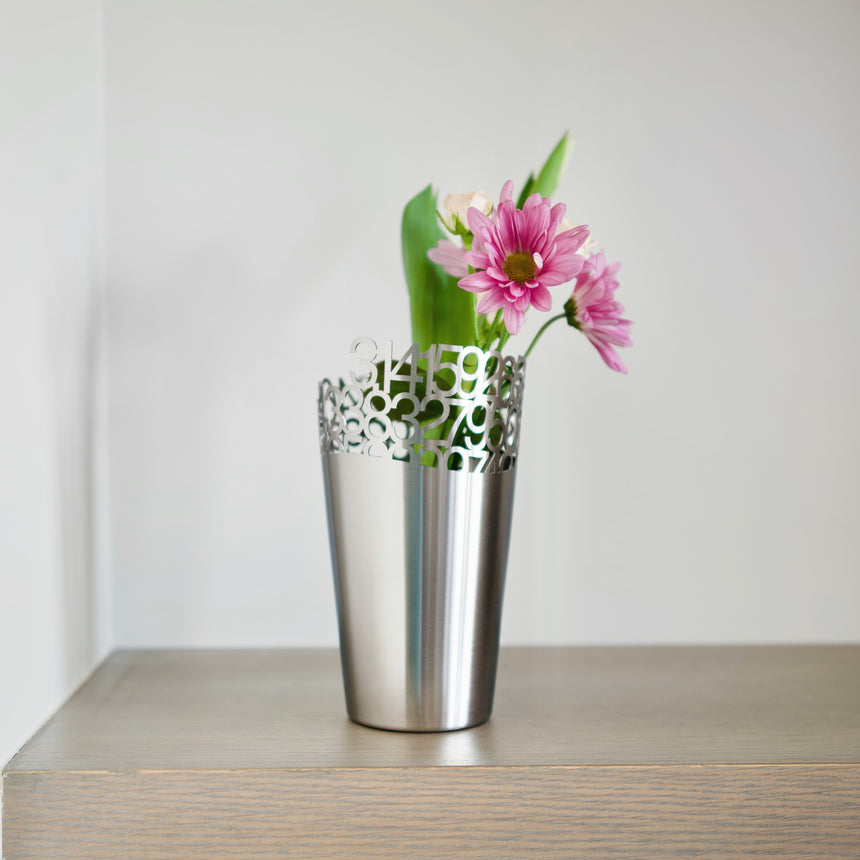 pi flower vase
